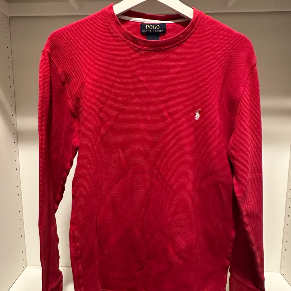 Polo by Ralph Lauren Vibrant Red Crewneck